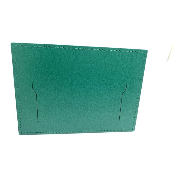 Authentic Rolex Green Card Holder Warranty Booklet Worldwide Service Pouch - Picture 4 of 6